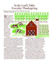 At the Lord's Table: Everyday Thanksgiving