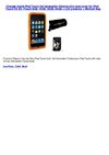 (Orange) Apple iPod Touch 3rd Generation Silicone skin case cover for iPod Touch 2G 3G, iTouch 8GB, 16GB, 32GB, 64GB...