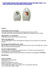 2.4GHz Digital Wireless Baby Video Monitor System With Night Vision -- 2.4 Color LCD Screen (Two-way Radio...