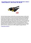 Cheap Price Electronics - 2 PACK Ultra Series - 3ft High Speed HDMI Cable - Category 2 Certified - Supports 3D - -...