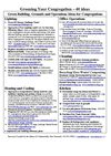 Greening Your Congregation - 40 ideas