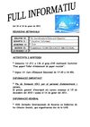 Full informatiu del 10 al 14 de gener del 2011