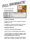 Full informatiu del 7 al 11 de febrer del 2011