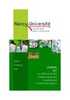 UHP : L'Essentiel 2011