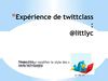 Twitter en TL (première séance)
