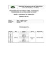 PROGRAMACIÓN I SEMESTRE 2011