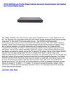 ZVOX 550HSD Low-Profile Single-Cabinet Surround Sound System with Optical and Coaxial Digital Inputs