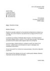 Lettre de motivation