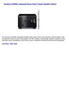 Yamaha A-S500BL Integrated Stereo Home Theater Amplifier (Black)