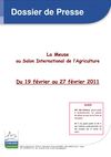 Dossier de presse Salon de l Agriculture
