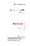 synthese du rapport public Cour des comptes annuel 2011