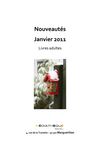 Nouveautés Adultes Janvier 2011
