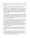 Global Health Progress Encourages Global Partnerships on Access to Health Care