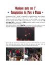 Résumé inauguration de la Fête du Bison 2004
