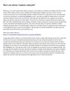 Have you Always Wanted A Chat Job?