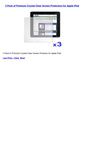 3 Pack of Premium Crystal Clear Screen Protectors for Apple iPad