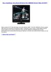 Cheap Price Electronics - Sony Bravia M-Series KDL-32M4000 32-Inch 720p LCD HDTV