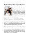 Medical Billing and Coding For Physician Practices
