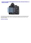 2x Pre-cut to fit Nikon D5000 D5000DX Premium Clear LCD Screen Protector, no cutting is required!