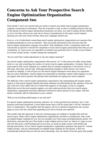 Questions to Ask Your Prospective Search Engine Optimization Firm Component two