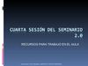 RECURSOS EN RED, UTILIZACIÓN EN EL AULA