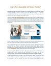 How to Find a Dependable VoIP Service Provider?
