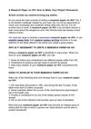 A Research Paper on HIV: How to Make Your Project Persuasive