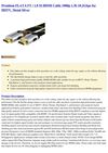  Premium FLAT 6 FT / 1.8 M HDMI Cable 1080p 1.3b 10.2Gbps for HDTV Metal Silver eforcity