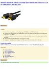  HDMI to HDMI 6ft (1.8 M) Ultra High Speed HDMI Male Cable Ver. 1.3b for 1080p HDTV Blu-Ray PS3 eforcity