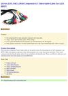  25 Feet 25 Ft 5 RCA RGB Component AV Video/Audio Cable For LCD HDTV Importer520