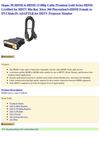  Skque 3ft HDMI to HDMI 13 680p Cable Premium Gold Series HDMI Certified for HDTV Blu-Ray Xbox 360 Playstation3+HDMI...