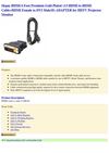  Skque HDMI 6 Foot Premium Gold Plated v13 HDMI to HDMI Cable+HDMI Female to DVI Male(D) ADAPTER for HDTV Projector...