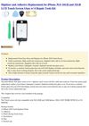  Digitizer and Adhesive Replacement for iPhone 3GS 16GB and 32GB LCD Touch Screen Glass w/ 6 Repair Tools Kit Brainydeal