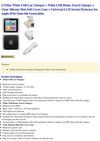  GTMax White USB Car Charger + White USB Home Travel Charger + Clear Silicone Skin Soft Cover Case + Universal LCD...