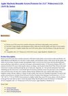  Apple Macbook Reusable Screen Protector for 13.3' Widescreen LCD (16:9) By Insten eforcity