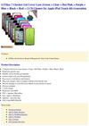 Wireless Phone Accessory GTMax 7 Checker Gel Cover Case (Green + Clear + Hot Pink + Purple + Blue + Black + Red) +...