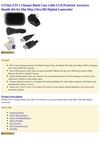 Electronics GTMax 5 IN 1 Charger Black Case Cable LCD Protector Accessory Bundle Kit for Flip Mino Ultra HD Digtital...