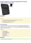  FlexSleeve Neoprene CoverGuard for Boogie Board LCD Writing Tablet***Includes accessory Bag Accessory Genie