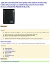 Apparel Apple 3rd Generation iPod Nano 4gb 8gb Video Melrose Premium Flip Leather Flip Carrying Case with Belt Clip...