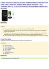  5 Items Accessory Combo Kit for Sony Walkman Video NWZ-E340 NWZ-E344 NWZ-E345 Series: Includes Black Silicone Skin...
