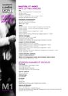 Université Lumière Lyon 2 - Liste des Masters 2011-2012