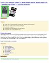  Green Color Amazon Kindle 2 E-Book Reader Silicone Rubber Skin Case + Kindle2 Anti Scratch LCD Screen Protector MyGift