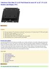  VideoSecu Ultra Slim TV LCD Wall Mount for most 10 to 24 TV LCD Monitor and Display 1WY VideoSecu