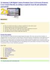  2x Samsung CL80 Digital Camera Premium Clear LCD Screen Protector Cover Guard Film Kit no cutting is required!...
