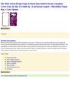  Hot Pink Zebra Design Snap on Hard Skin Shell Protector Faceplate Cover Case for Htc Evo Shift 4g + Lcd Screen Guard...