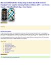  Blue Cross Plaid Checker Design Snap on Hard Skin Shell Protector Faceplate Cover Case for Samsung Solstice 2...