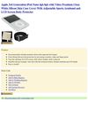  Apple 3rd Generation iPod Nano 4gb 8gb with Video Premium Clear White Silicon Skin Case Cover With Adjustable Sports...