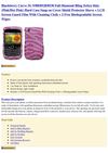  Blackberry Curve 3G 9300/8520/8530 Full Diamond Bling Zebra Skin (Pink/Hot Pink) Hard Case Snap on Cover Shield...