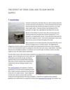 Effect of Toxic Ash To Our Water Supply - CentralBasin