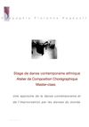 Dossier Stage, Ateliers et Master-class Cie Florence Pageault